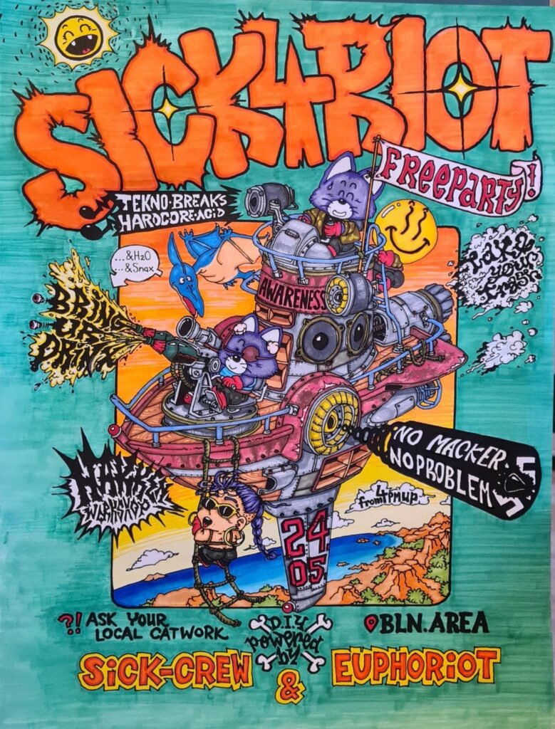 Sick4Riot freeparty 24.05.25 bln area